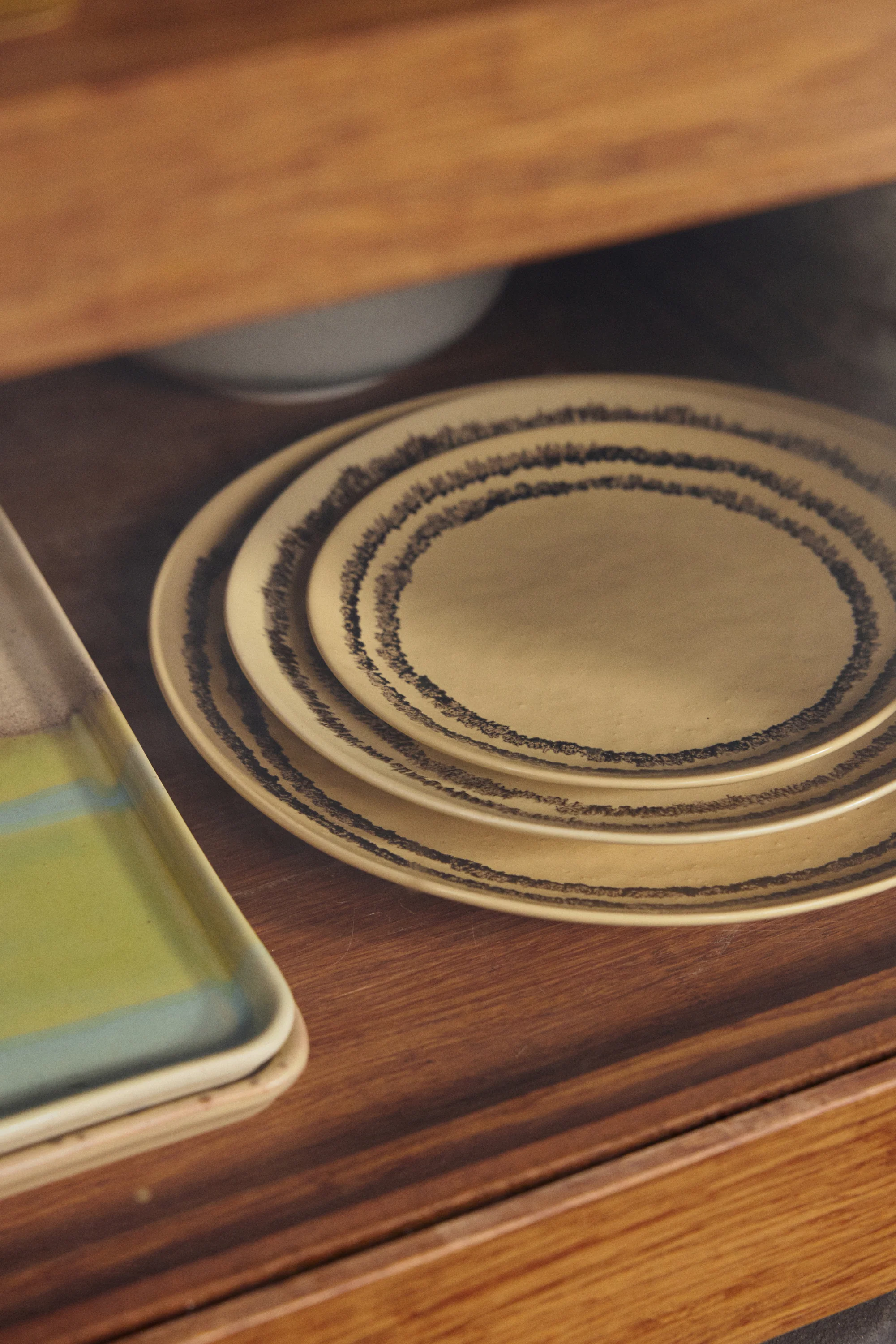 70’s Ceramics: Dinner Plate, Vanilla (Set of 2) - Image 5