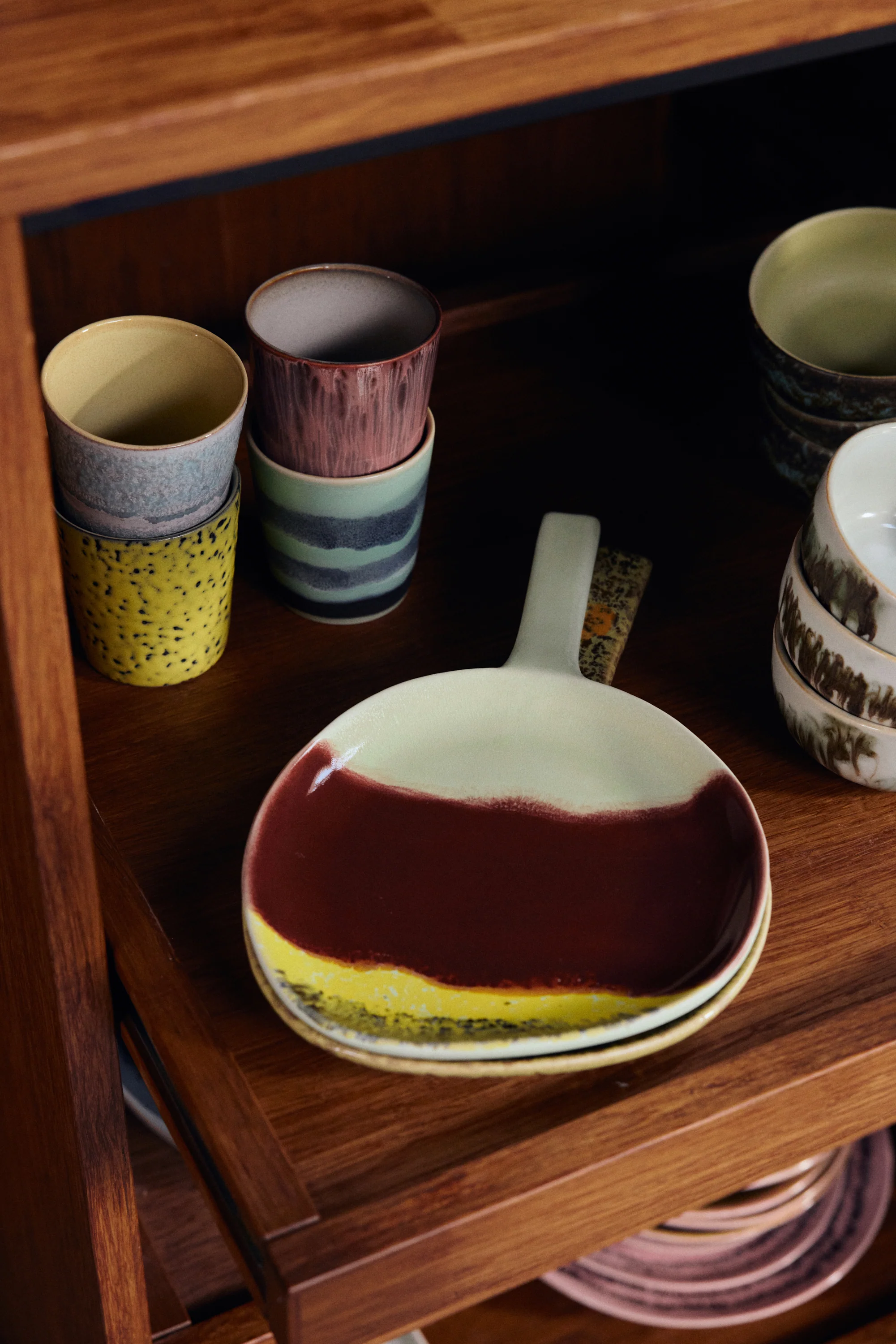 70’s Ceramics: Platter, Cherry - Image 5