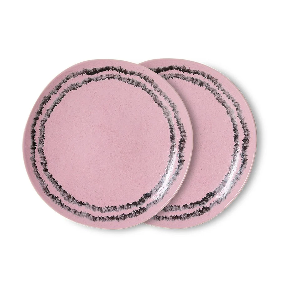 70’s Ceramics: Side Plate, Bubble (Set of 2)