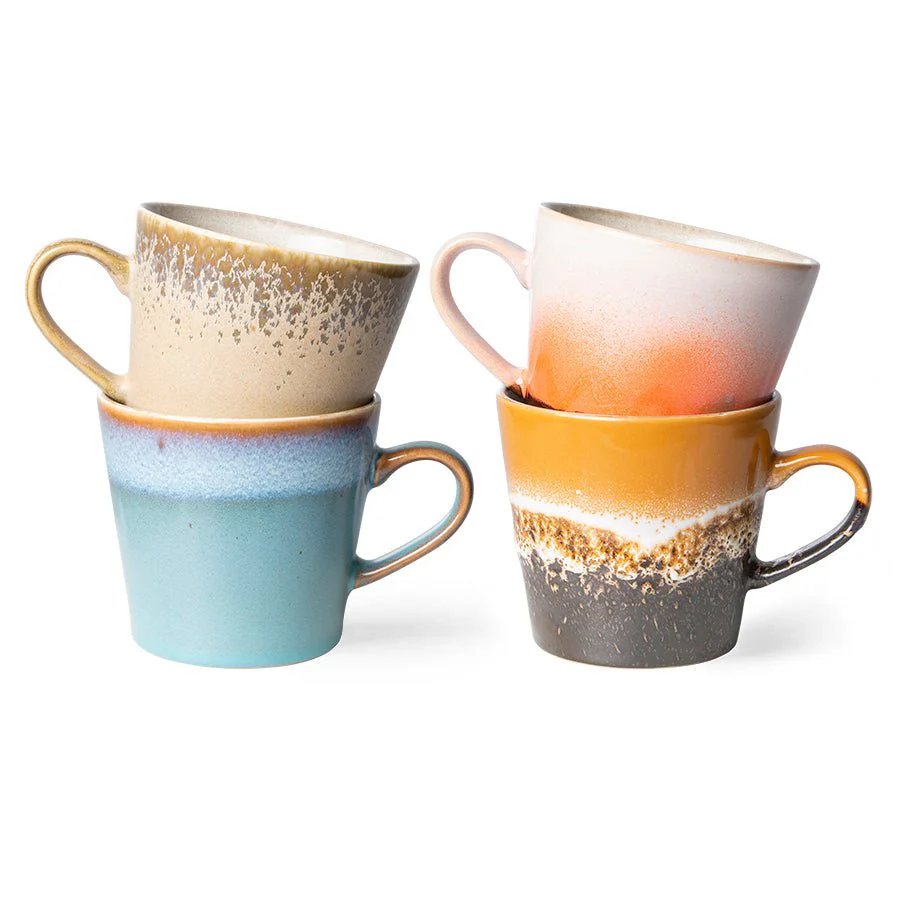70's Ceramics Americano Mug 260ml Fire - Image 3