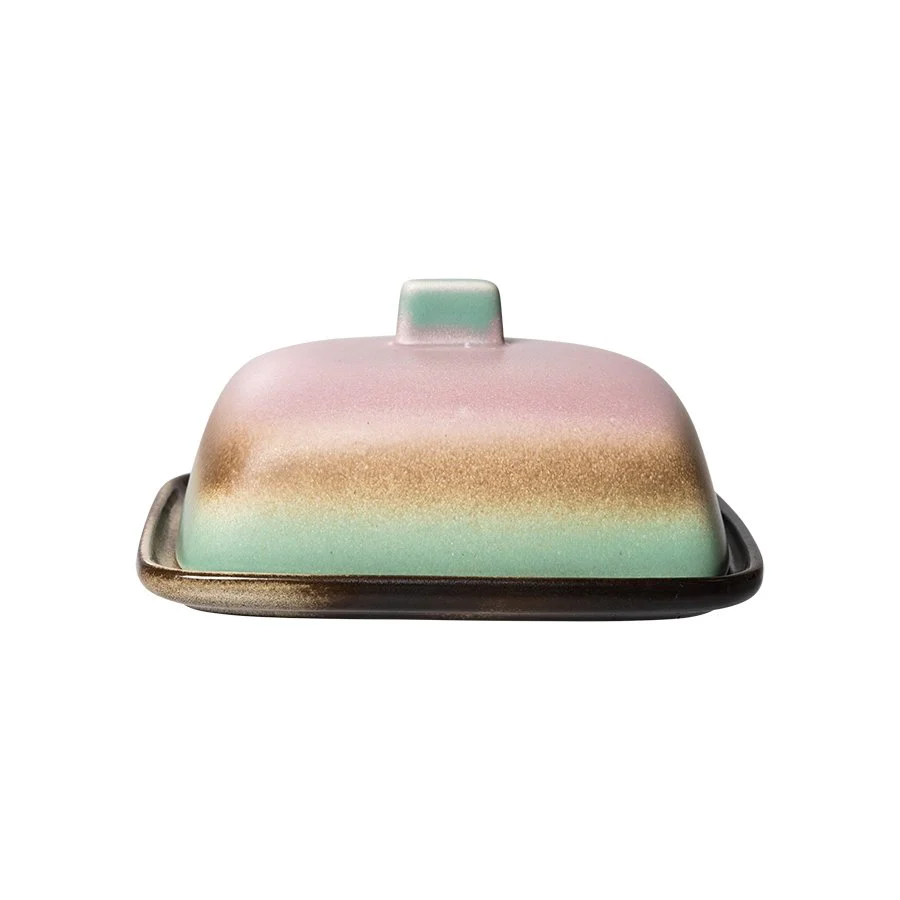 70's Ceramics : Butter Dish - Mercury