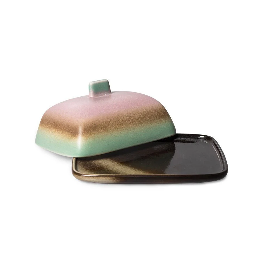 70's Ceramics : Butter Dish - Mercury - Image 2