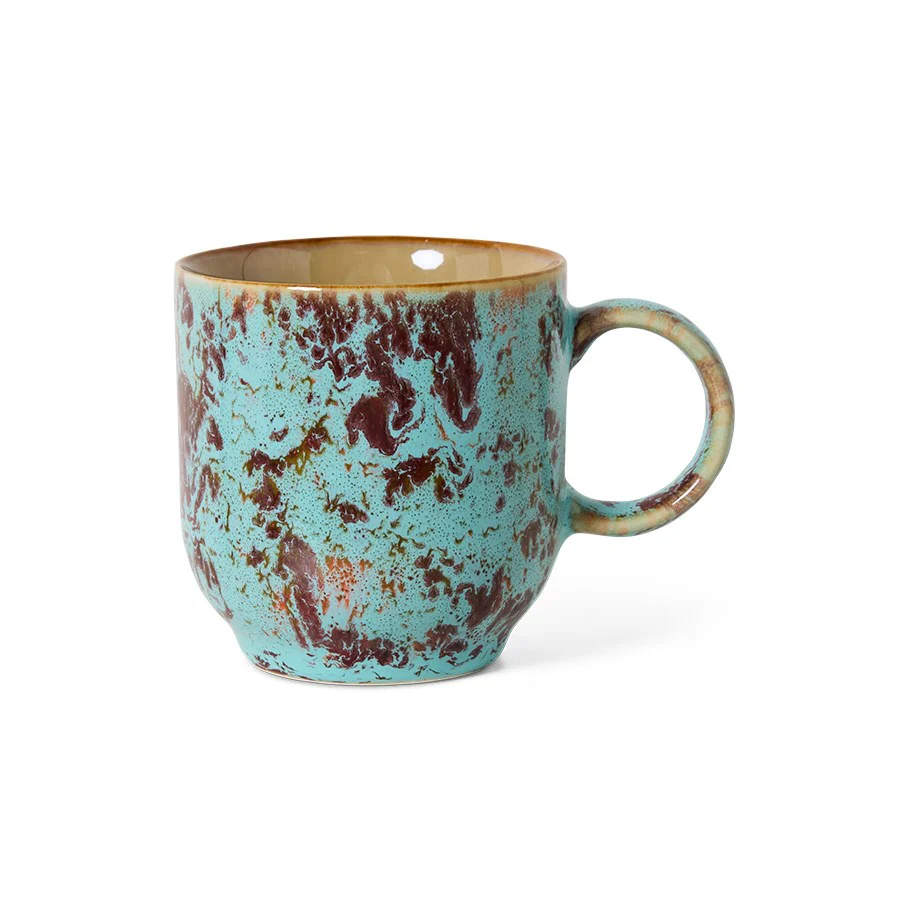 70's Ceramics: Café Mug, Patina - Image 2