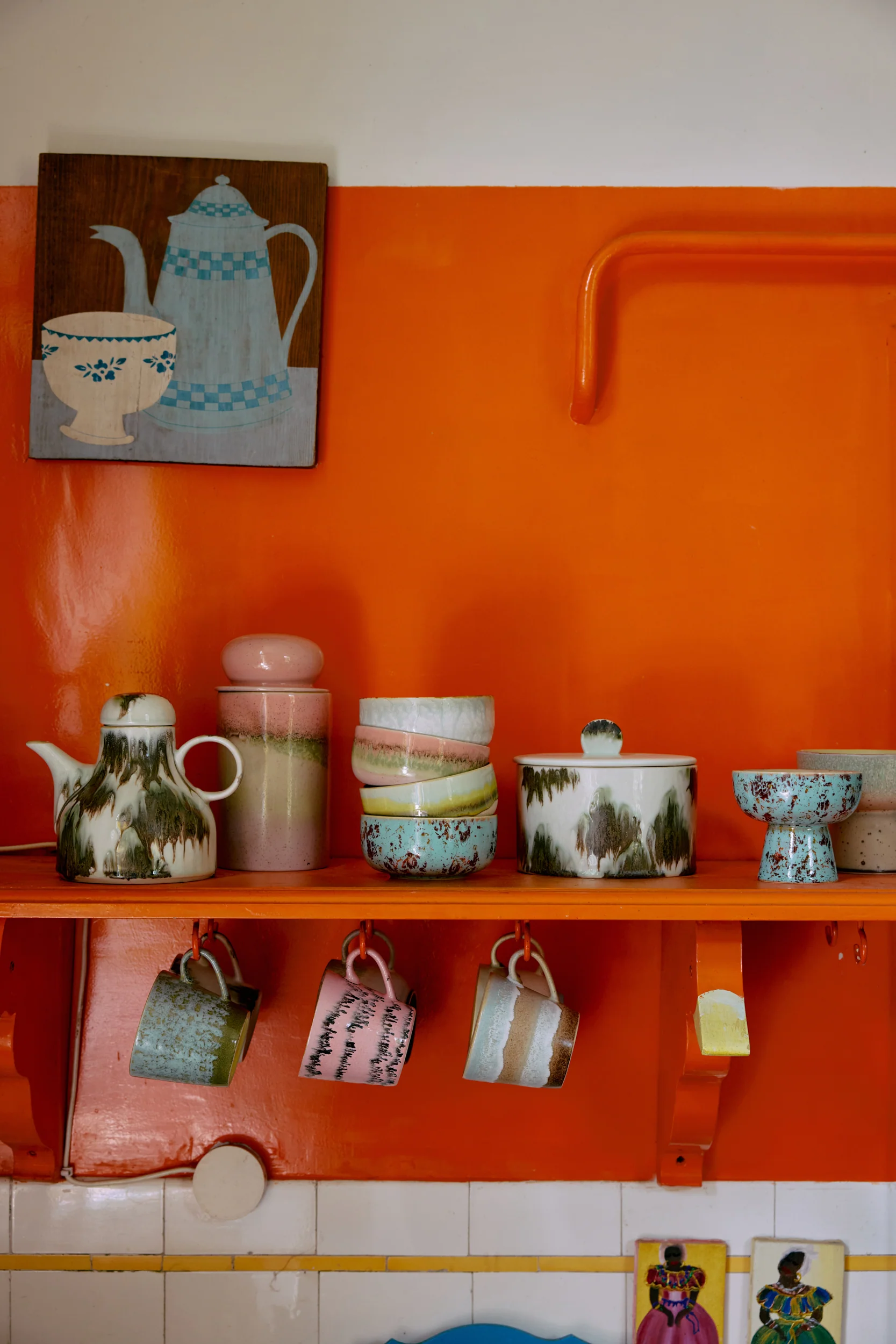 70's Ceramics: Cappuccino Mug, Skyline - Image 4