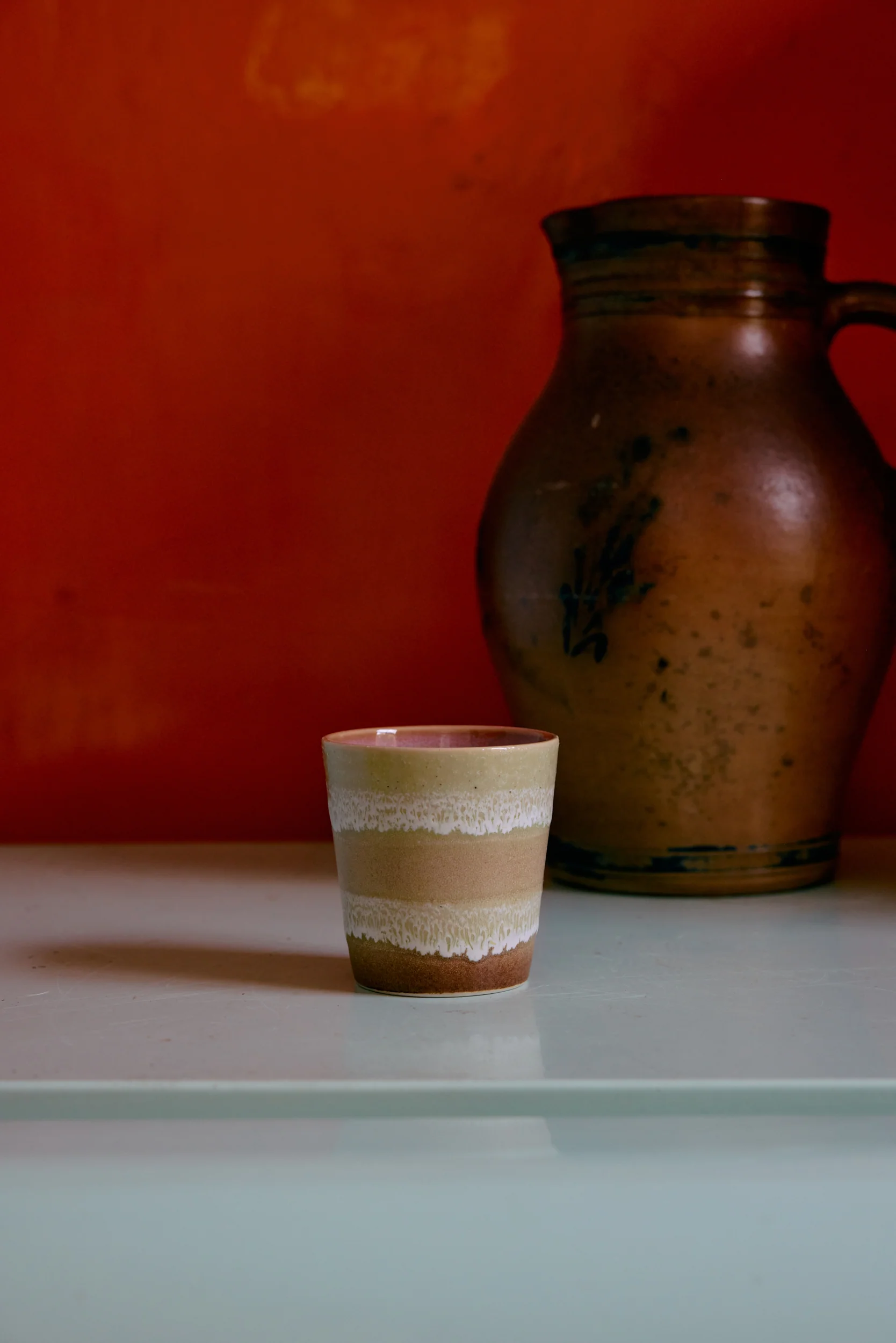 70's Ceramics: Coffee Mugs, Surreal (Set of 6) - Image 3
