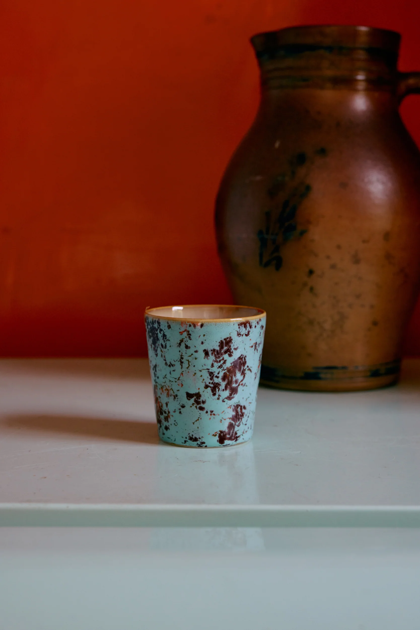 70's Ceramics: Coffee Mugs, Surreal (Set of 6) - Image 8