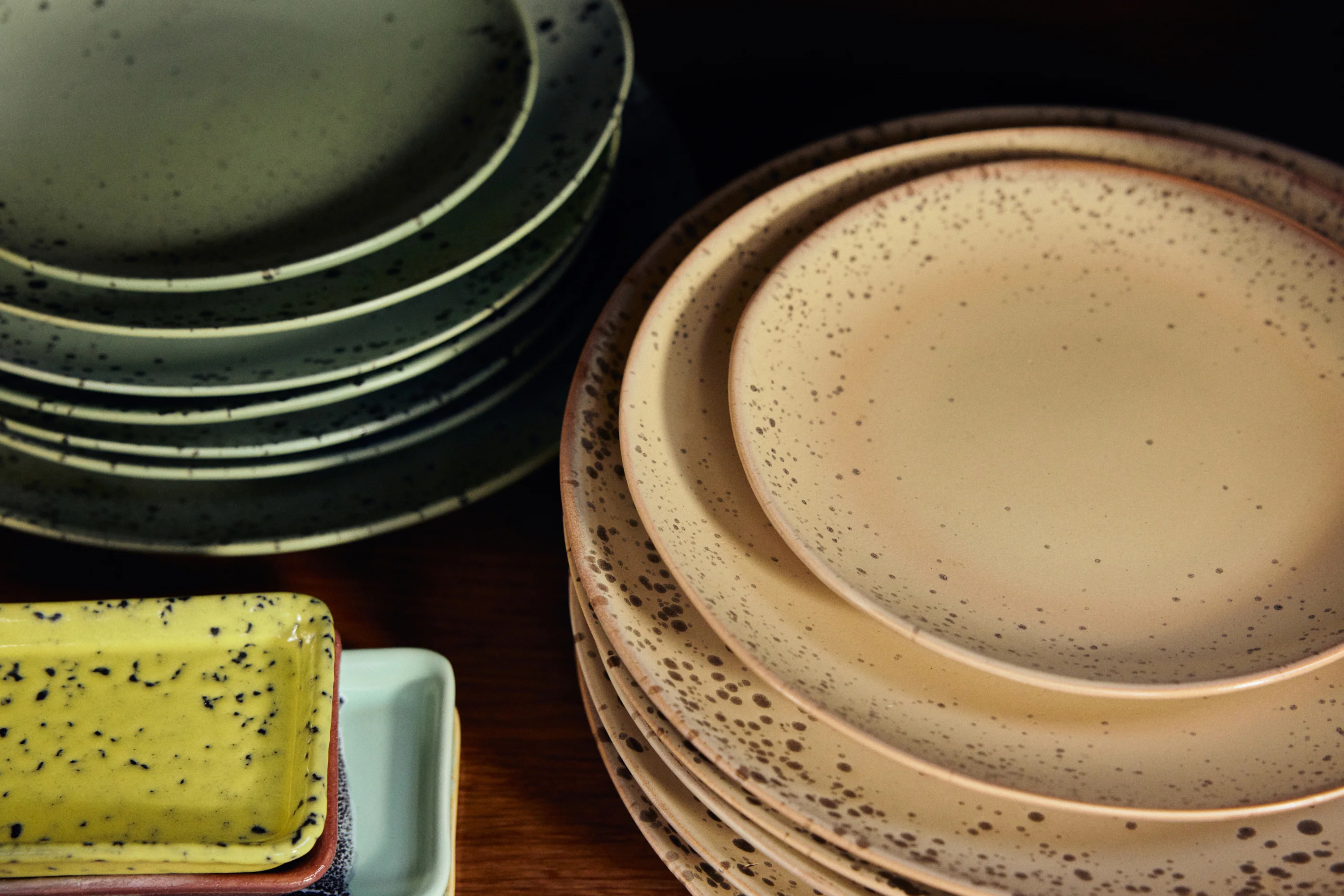 70's Ceramics: Dinner Plates, Grit (Set of 2) - Image 4