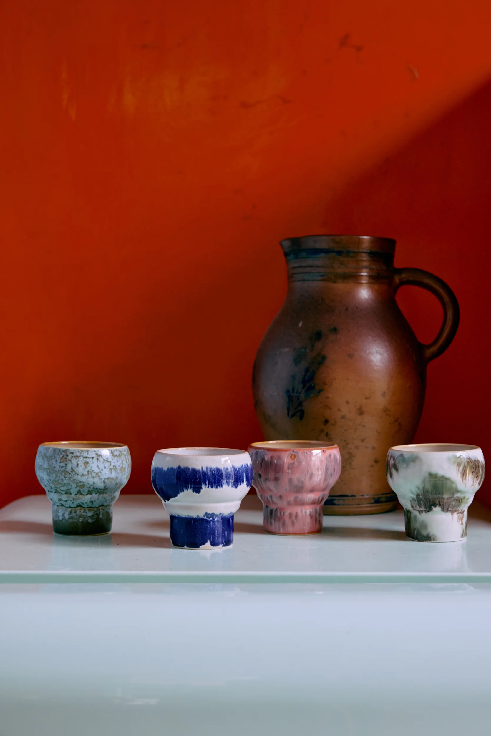 70's Ceramics: Lungo Mugs, Expression (Set of 2) - Image 4