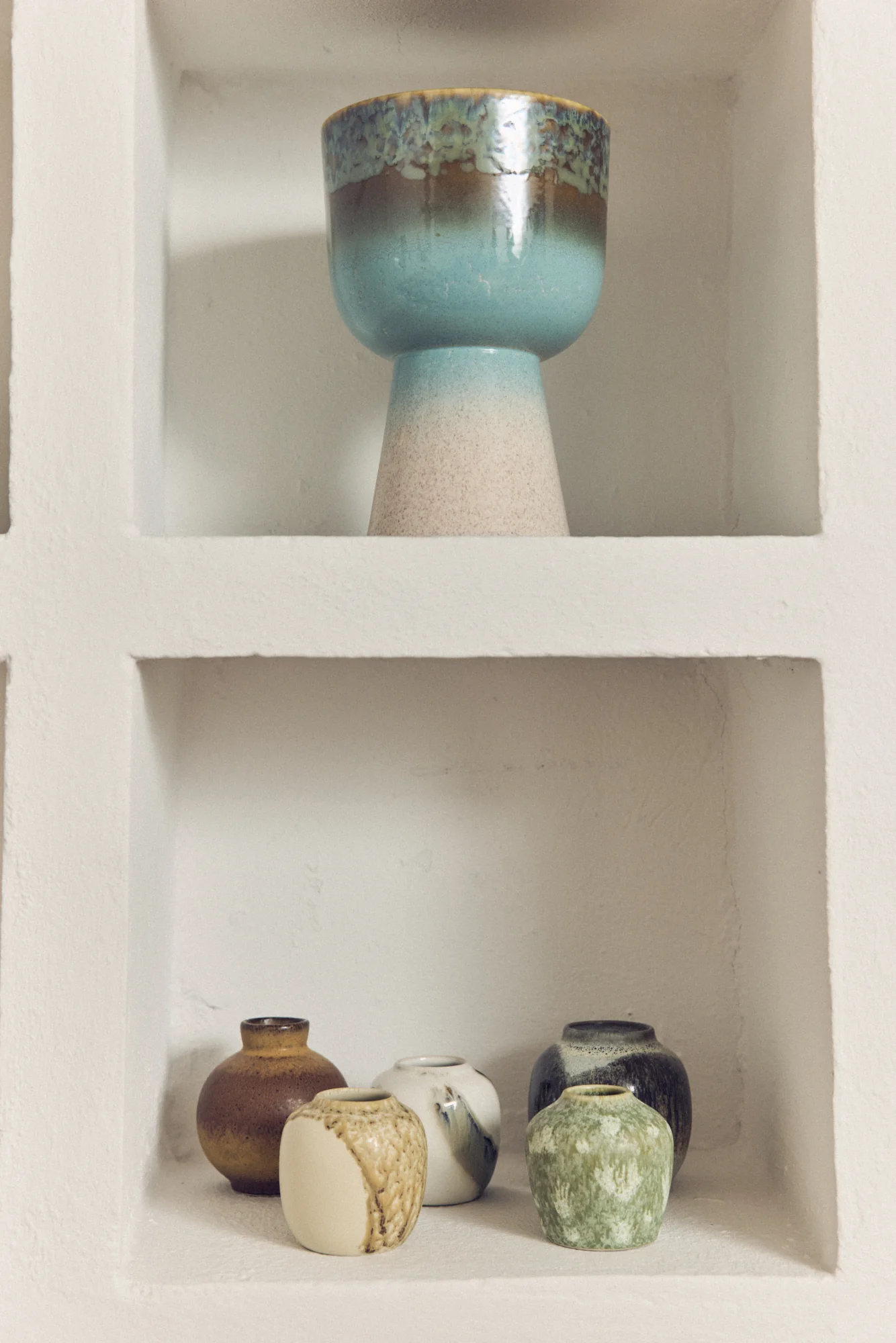 70's Ceramics: Small Vases, Canyon (Set Of 4) - Image 3