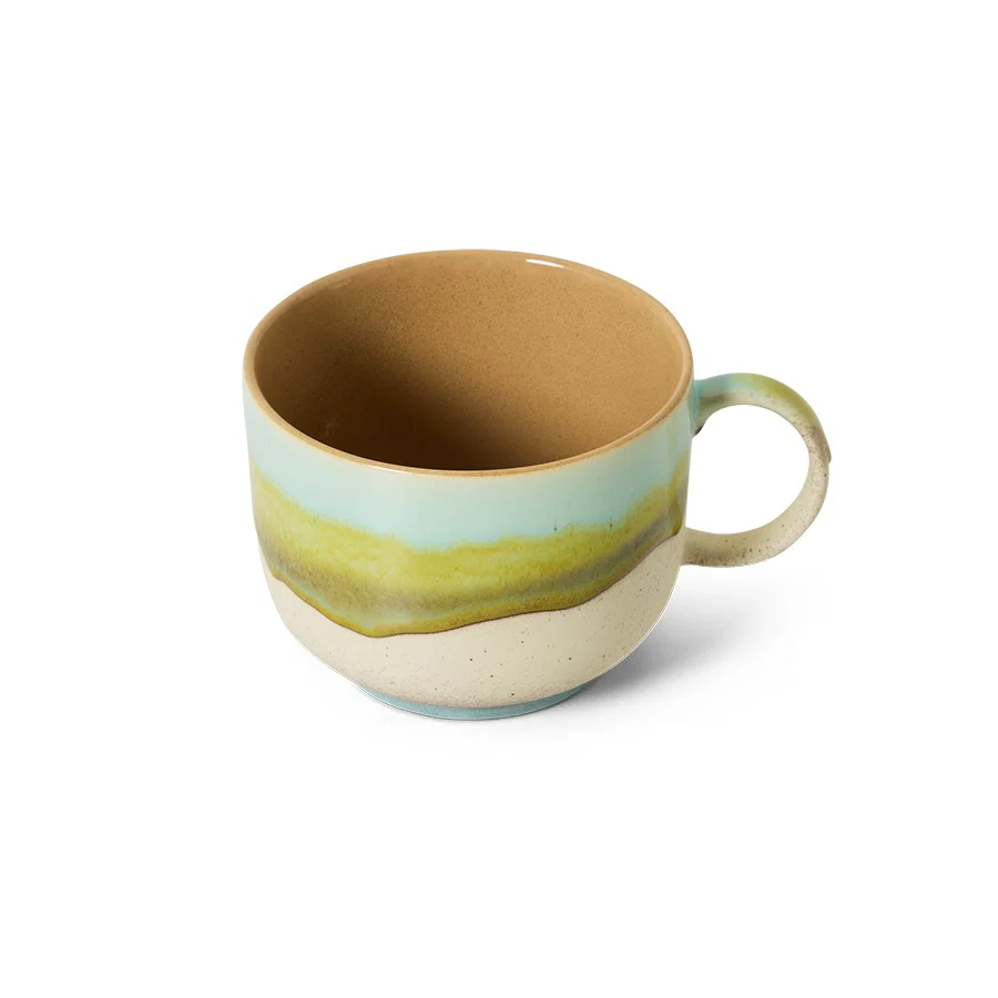 70's Ceramics: Tea Cup, Glint - Image 2
