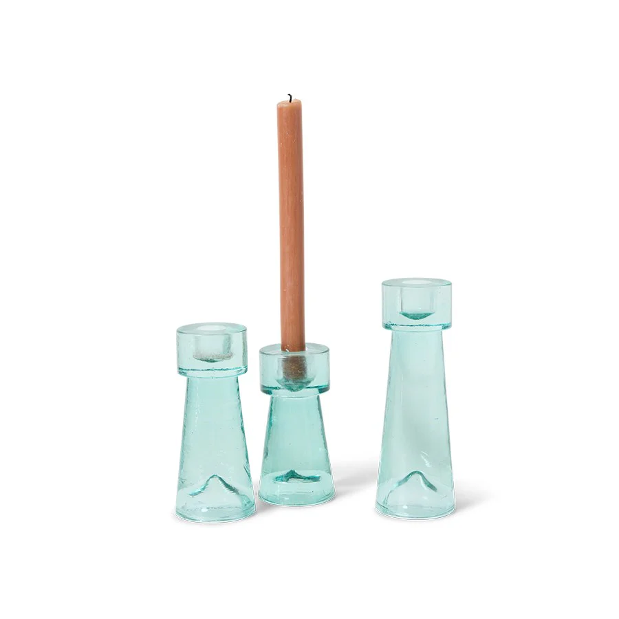 Arte Candle Holder Small, Ice Blue - Image 5