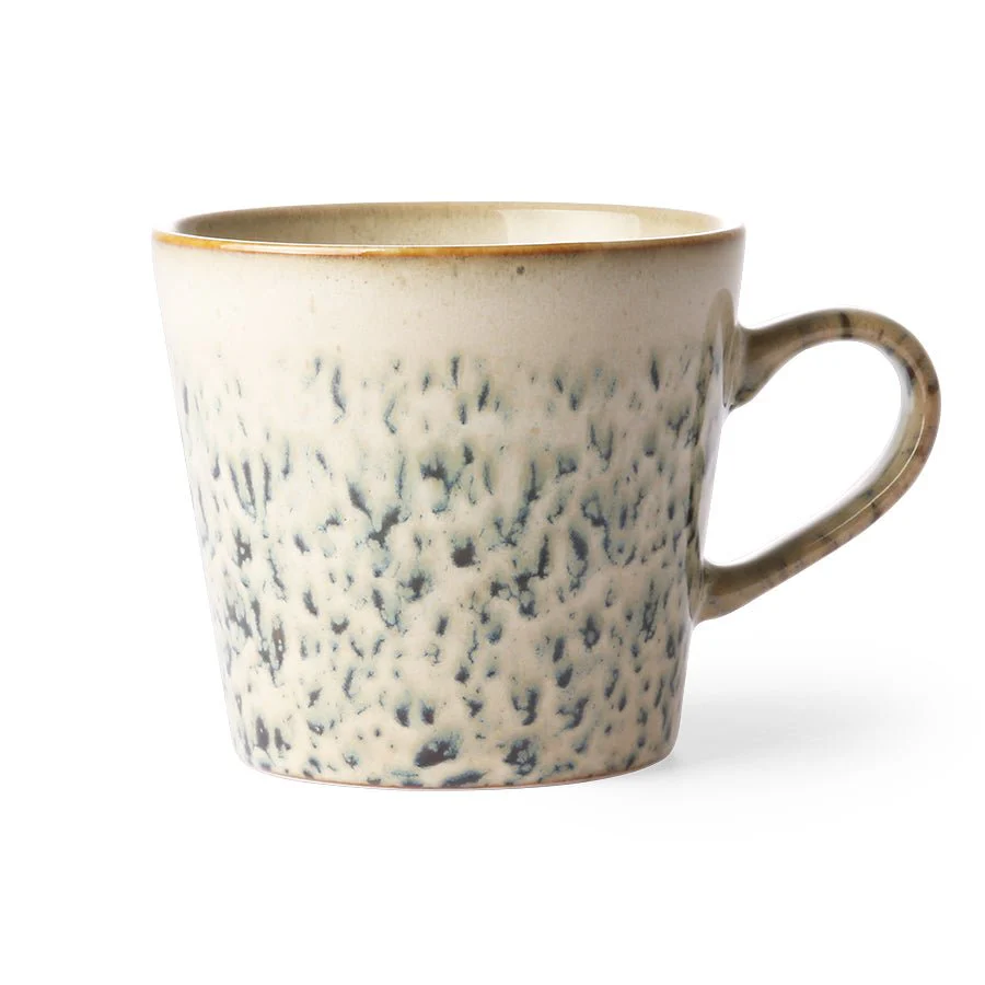 70's Ceramics : Cappuccino Mug - Hail