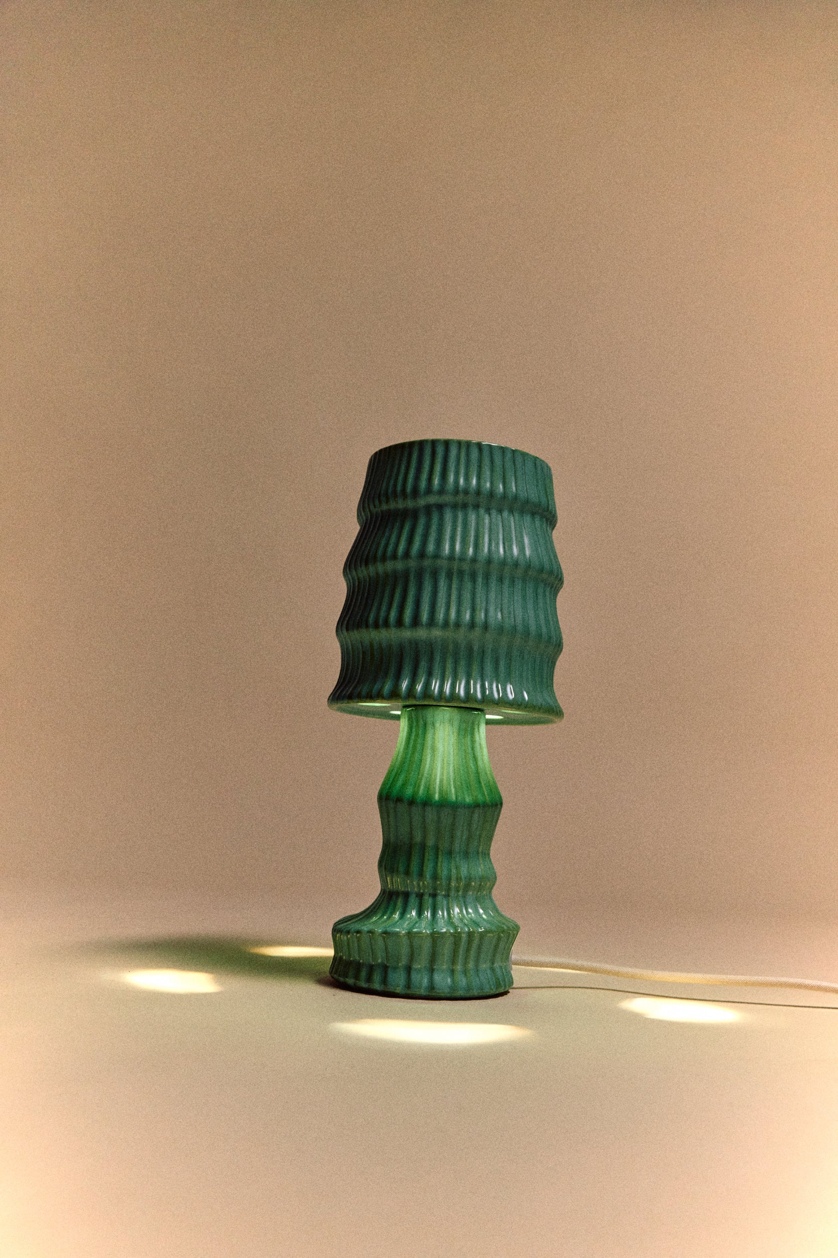 Ceramic Table Lamp, Petal - Image 2