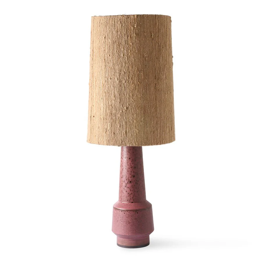 Cone Lamp Shade Silk Brown - Image 3