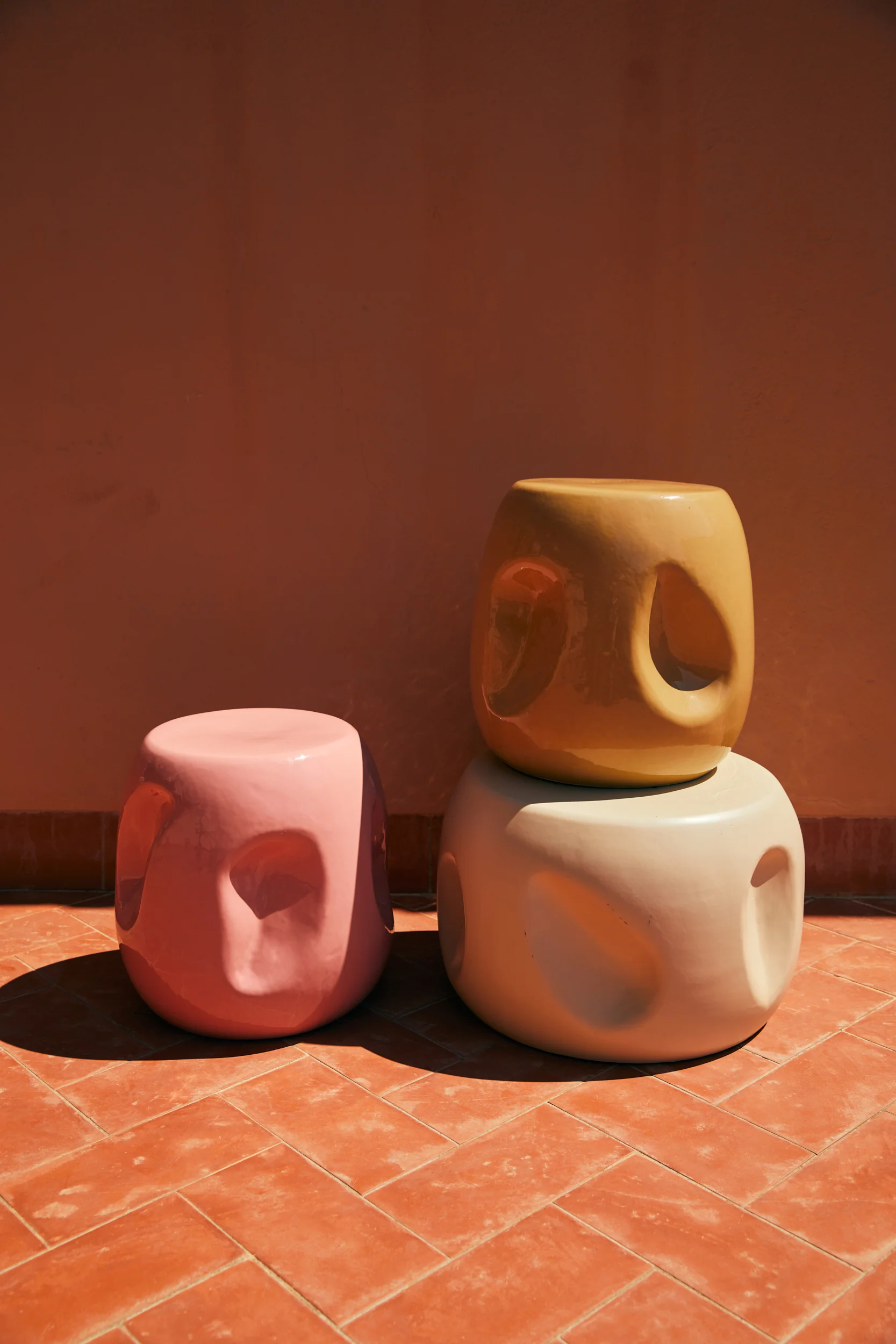 Currents Ceramic Side Table Shell - Image 5
