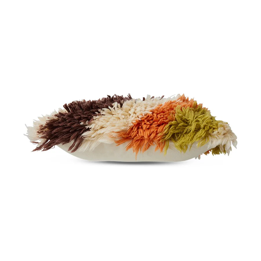 Fluffy Striped Cushion (55X55cm) - Image 2