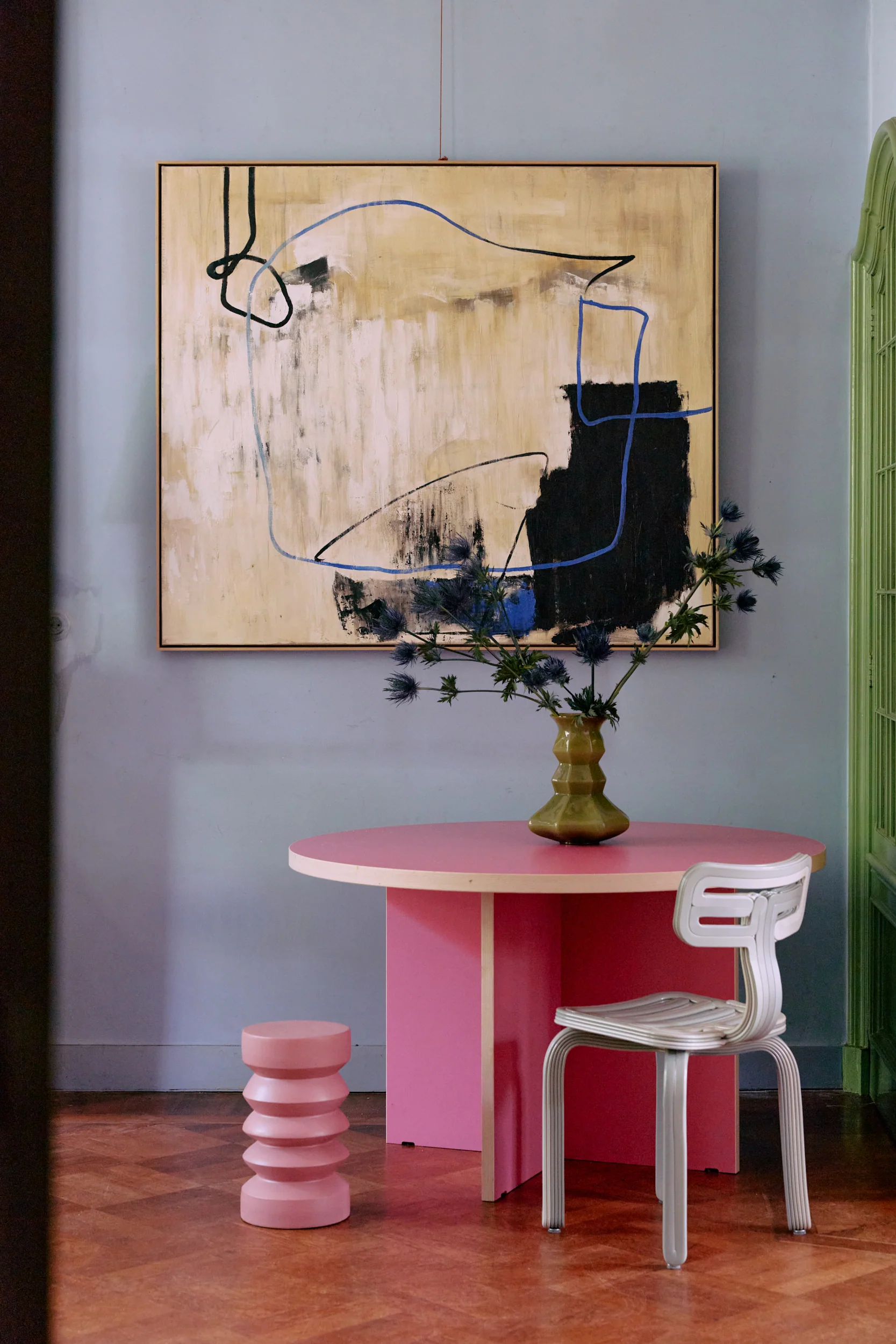 Framed Artwork, Easy Elan (153x133cm) - Image 4