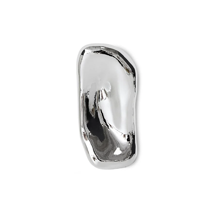 Glass Sculpture Chrome, No. 1