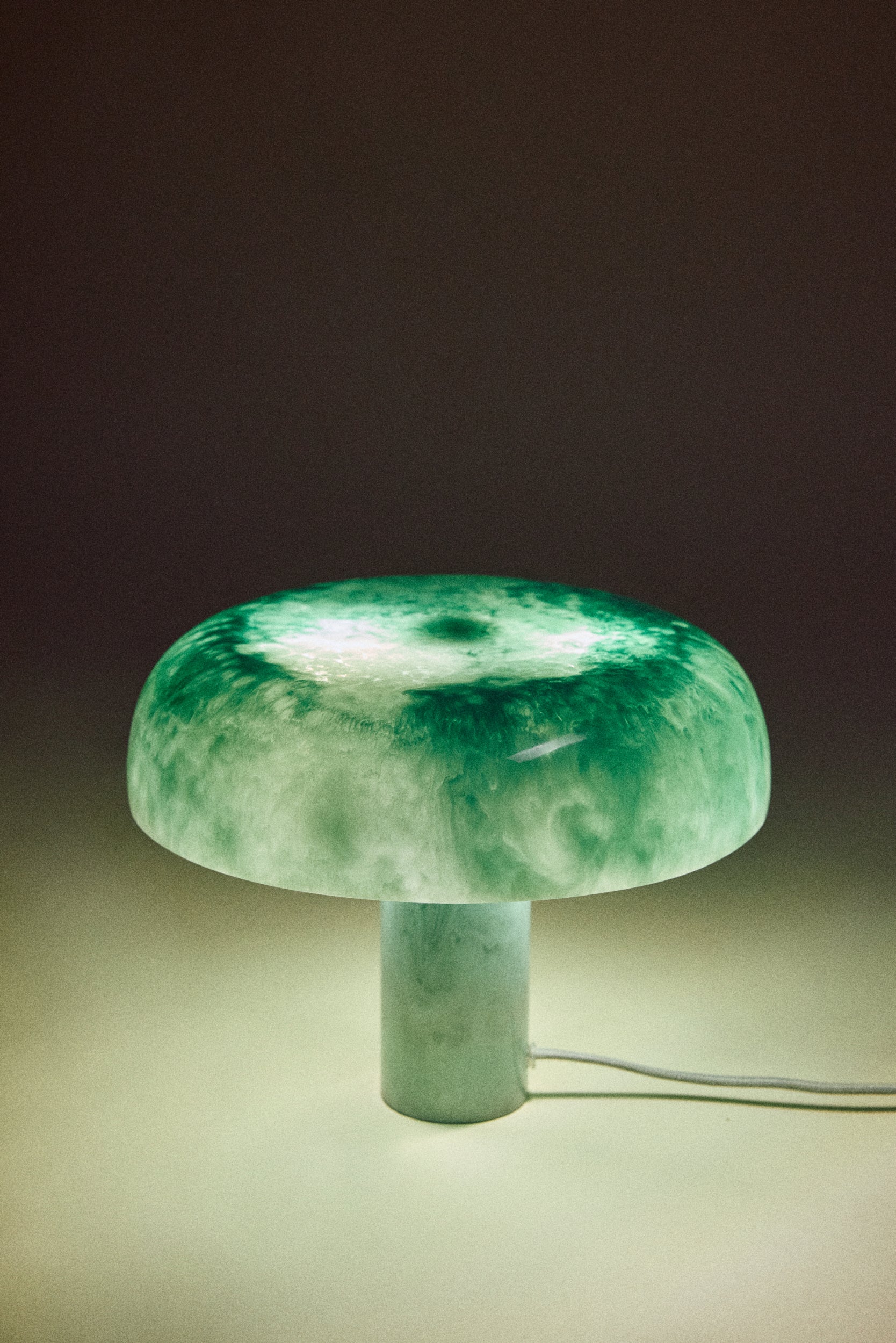Mushroom Lamp Small, Mint - Image 2