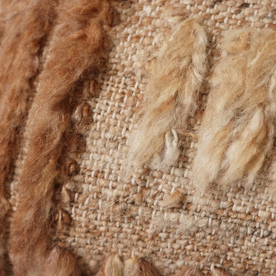 Natural Furry Cushion (40X25cm) - Image 2