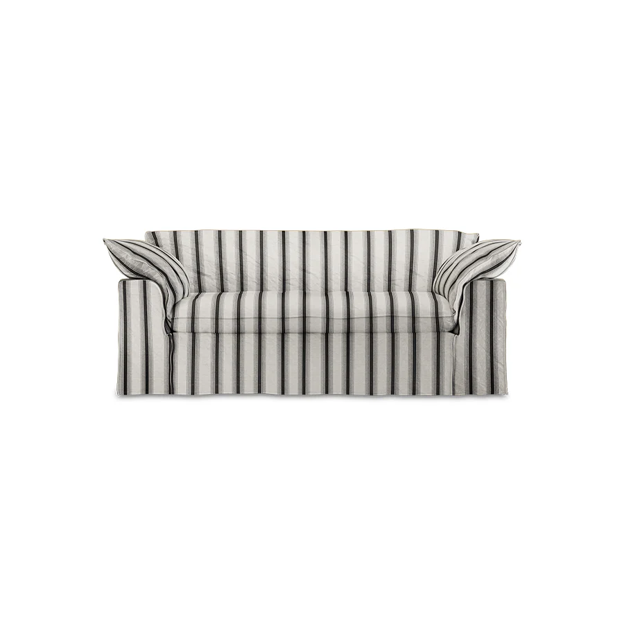 Nomad Couch: 204cm, Rocco, Chalkstripe - Image 3