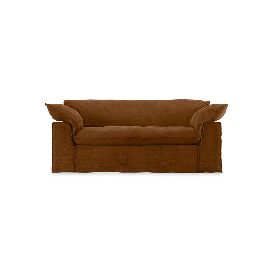 Nomad Couch: 204cm, Royal Velvet, Caramel - Image 3