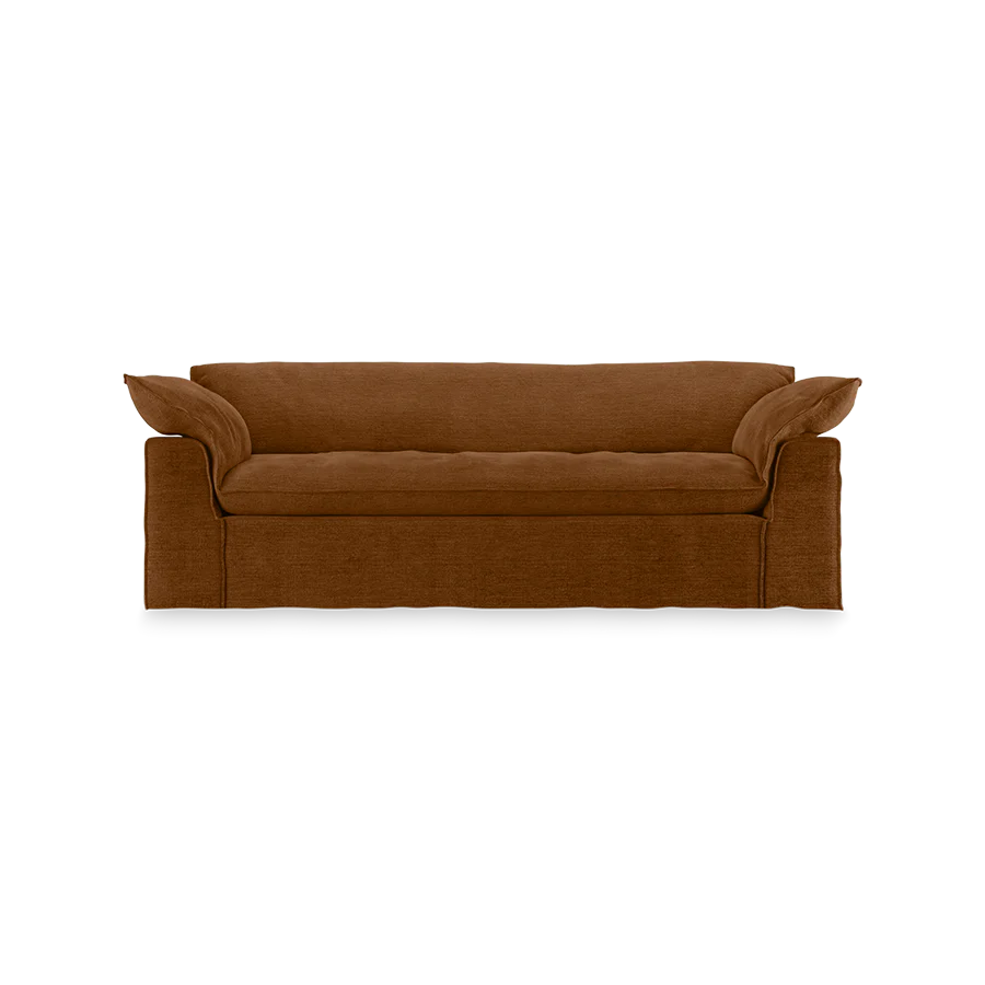 Nomad Couch: 244cm, Royal Velvet, Caramel - Image 3