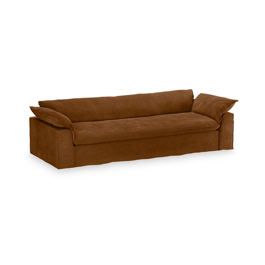 Nomad Couch: 305cm, Royal Velvet, Caramel - Image 2
