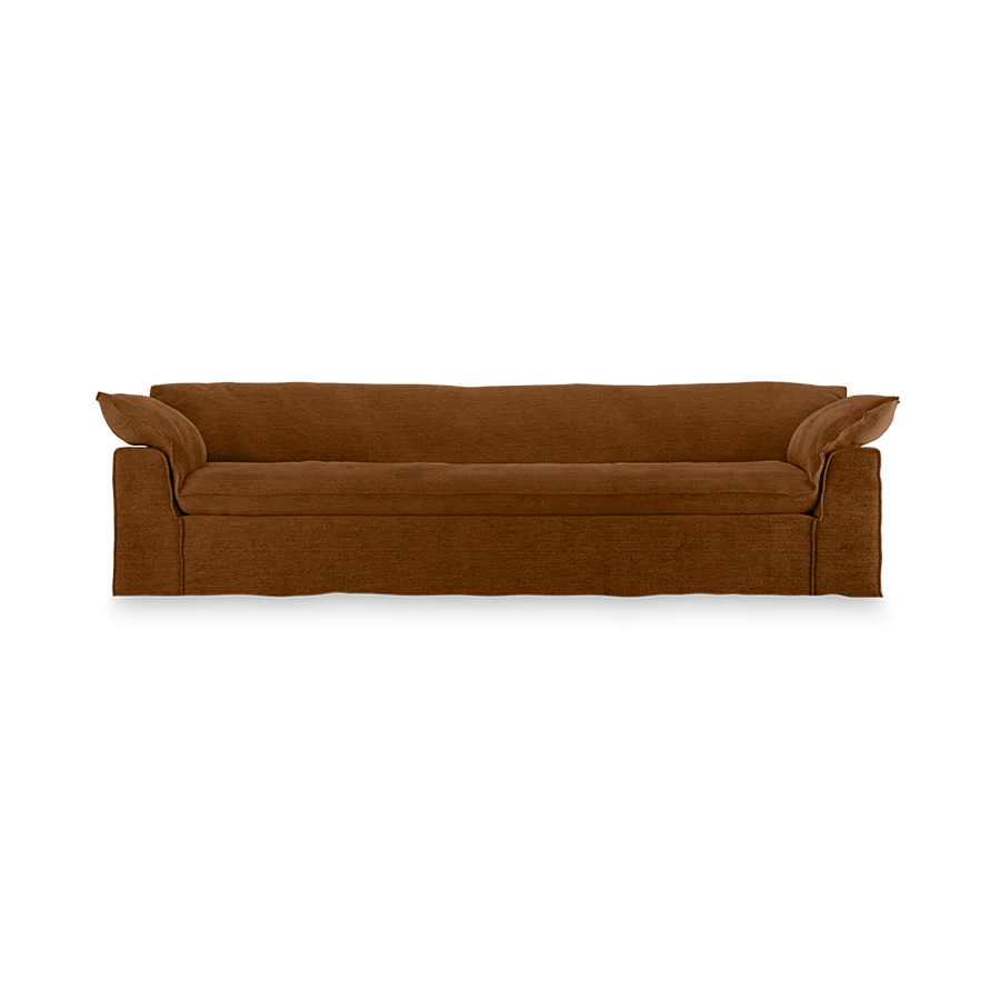 Nomad Couch: 305cm, Royal Velvet, Caramel - Image 3