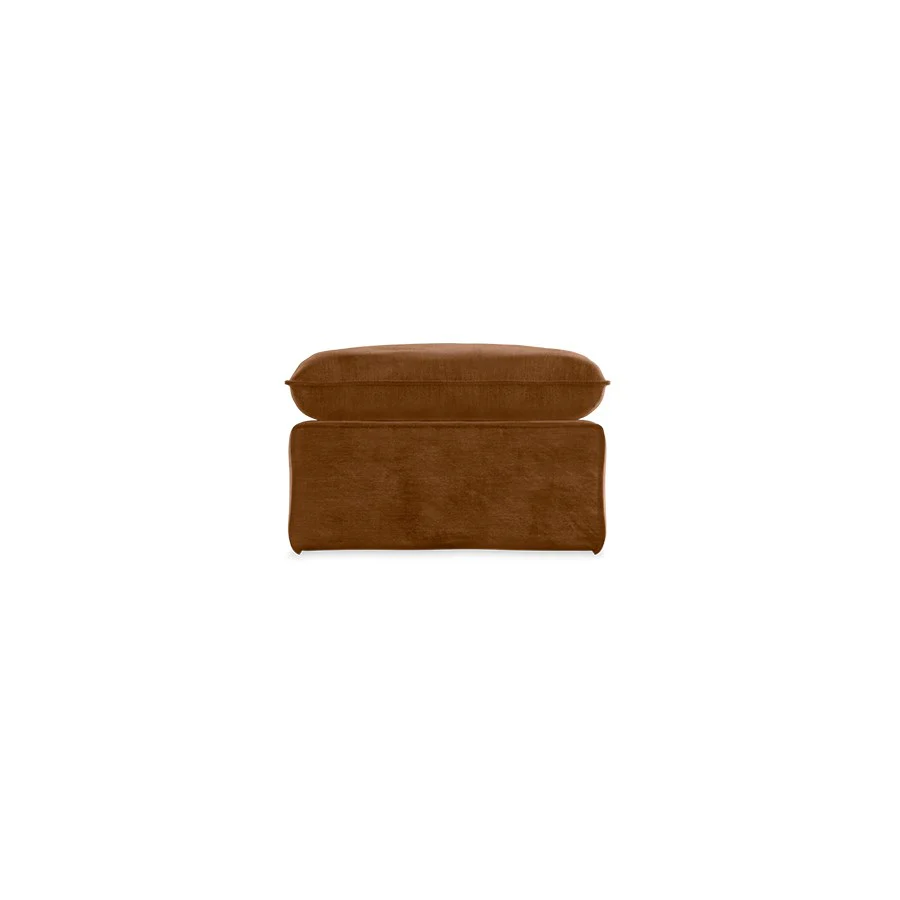 Nomad Couch: Hocker, Royal Velvet, Caramel