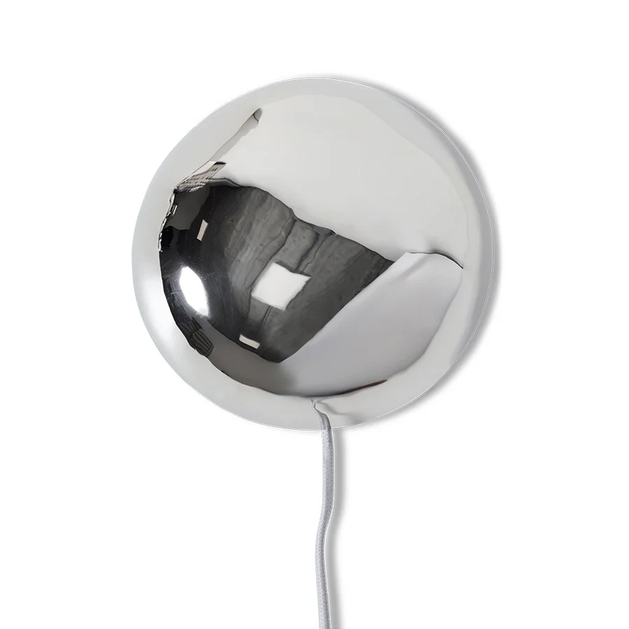 Orb Wall Lamp, Chrome - Image 3