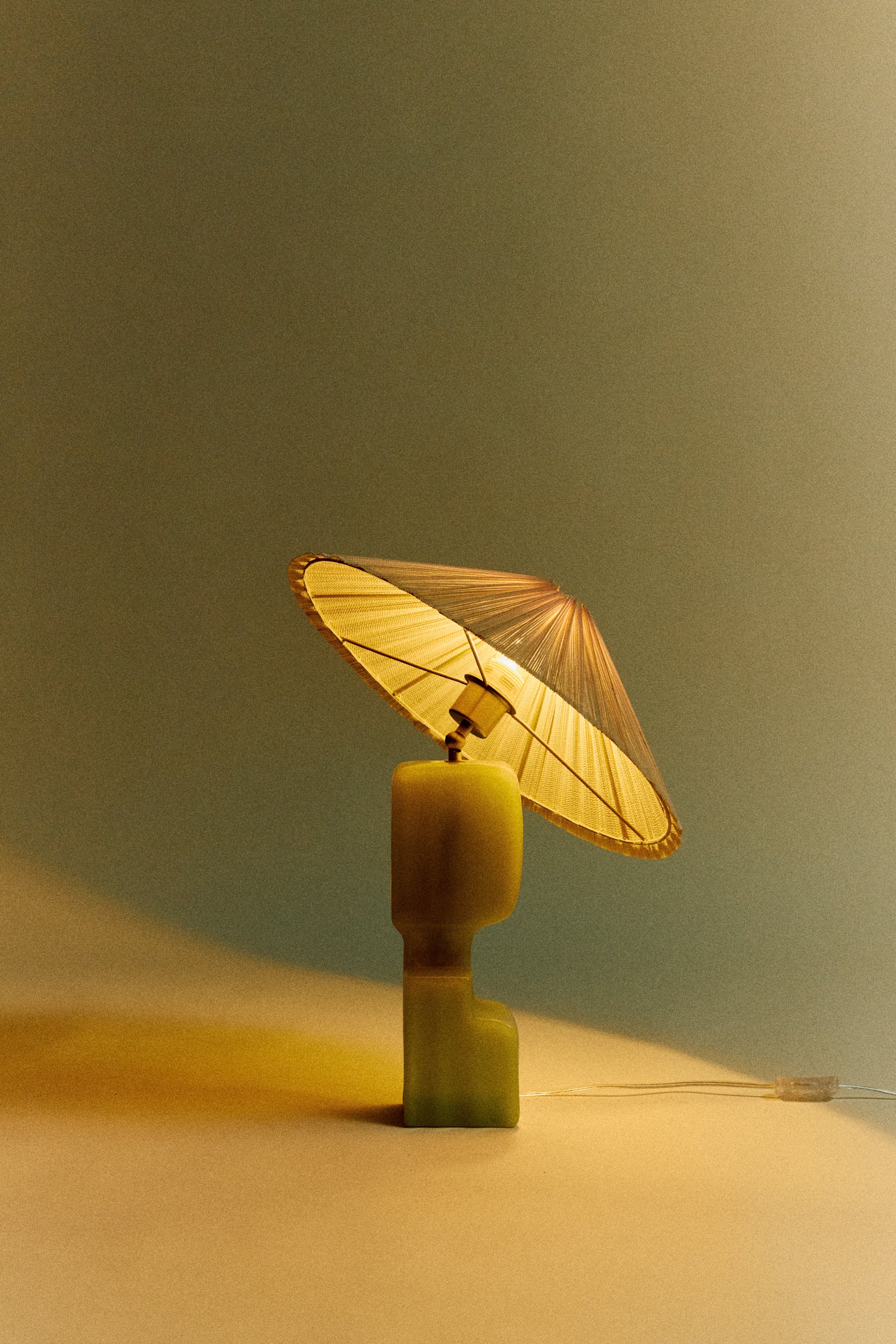 Plisse Lamp Shade, Ivory - Image 4