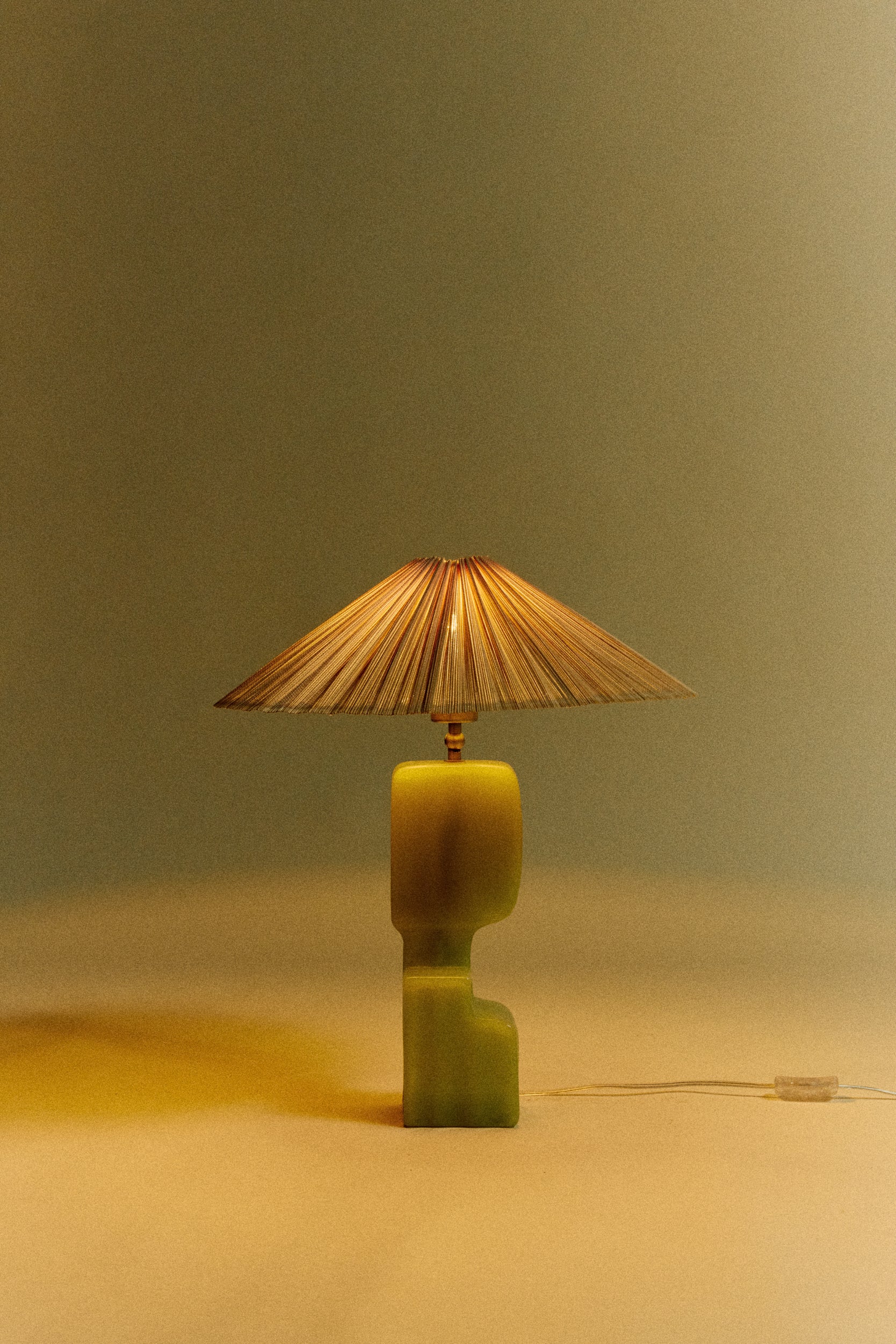 Plisse Lamp Shade, Ivory - Image 5