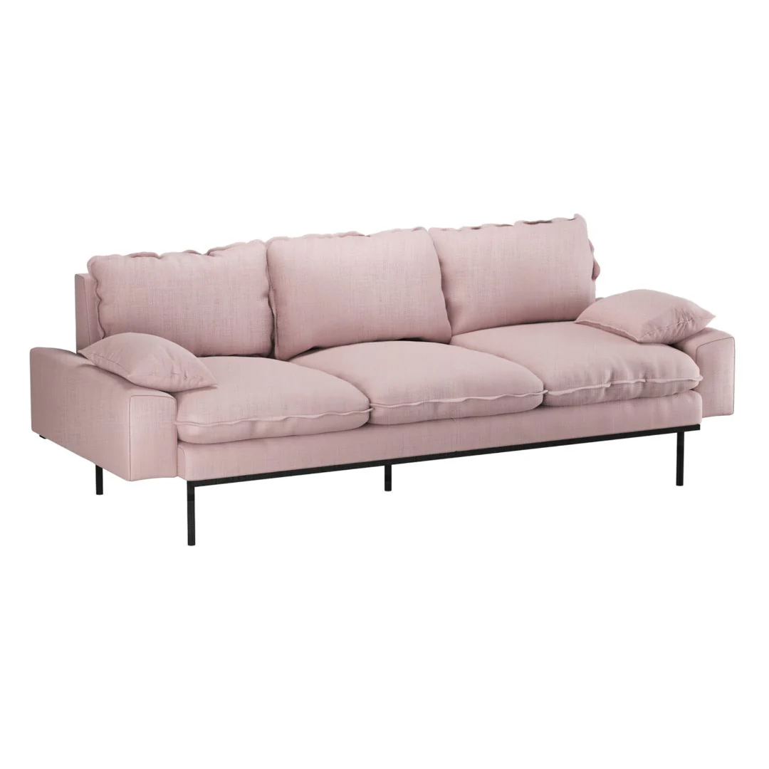 Retro Sofa: 4-Seats, Wise, Blossom - Image 2
