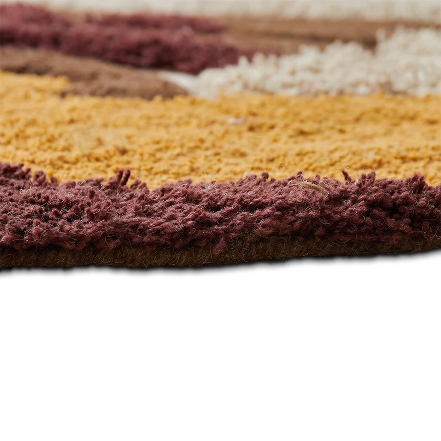 Round Tufted Rug Palm Beach - Image 3
