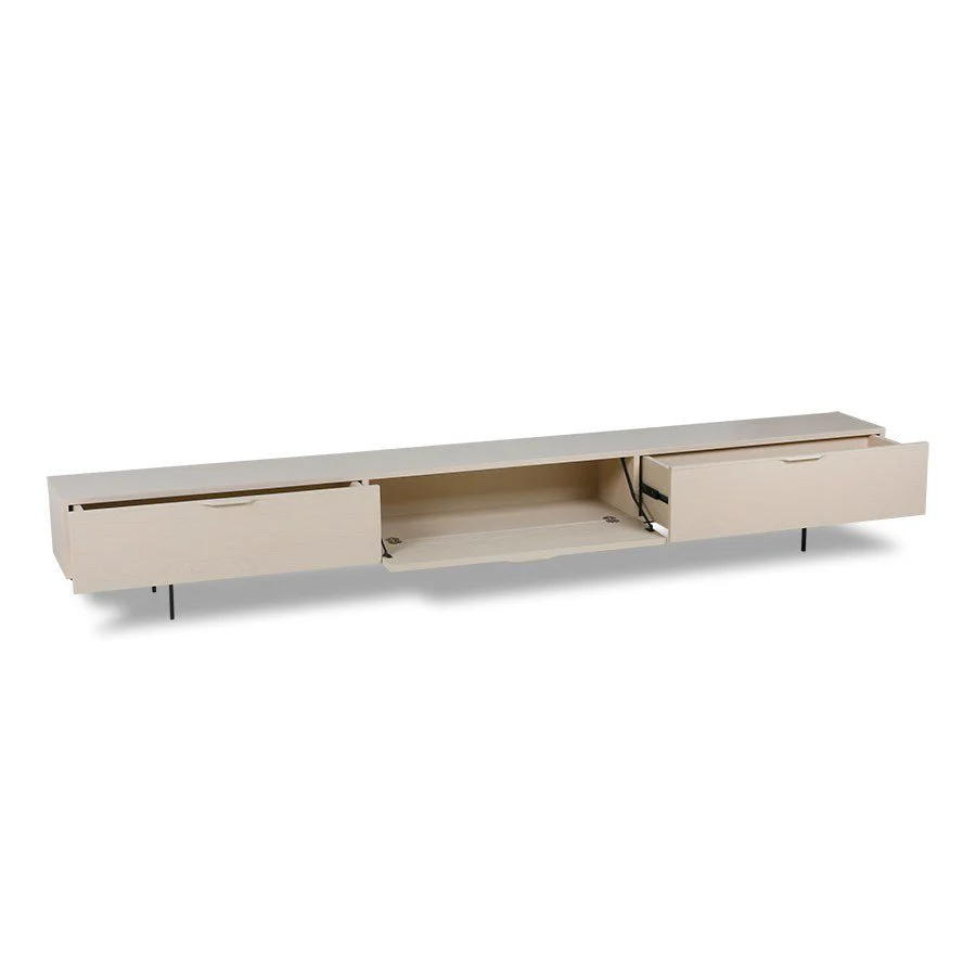 TV Cabinet Wood Grain 250cm Sand - Image 3