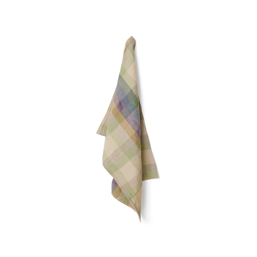 Vida Check Tea Towel Multicoloured (50X70cm) - Image 2