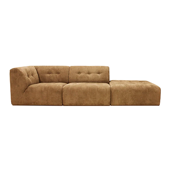 Vint Modular Couch: Element Middle, Corduroy Rib Brown - Image 3